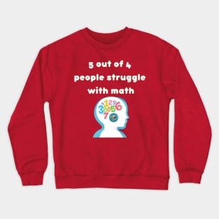 Dyslexia and Dyscalculia Don't Define Me Crewneck Sweatshirt